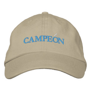 CAMPEON EMBROIDERED BASEBALL CAP BRODERAD KEPS