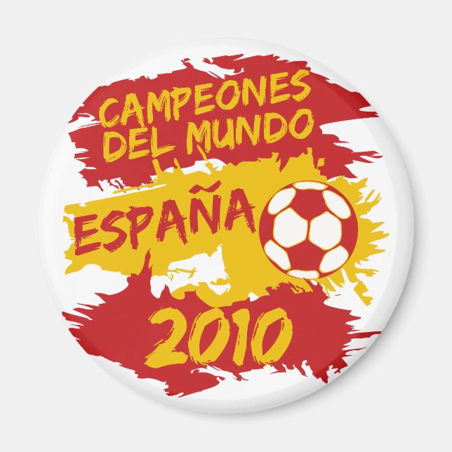 Campeones del Mundo 2010 Magnet (Framsidan)