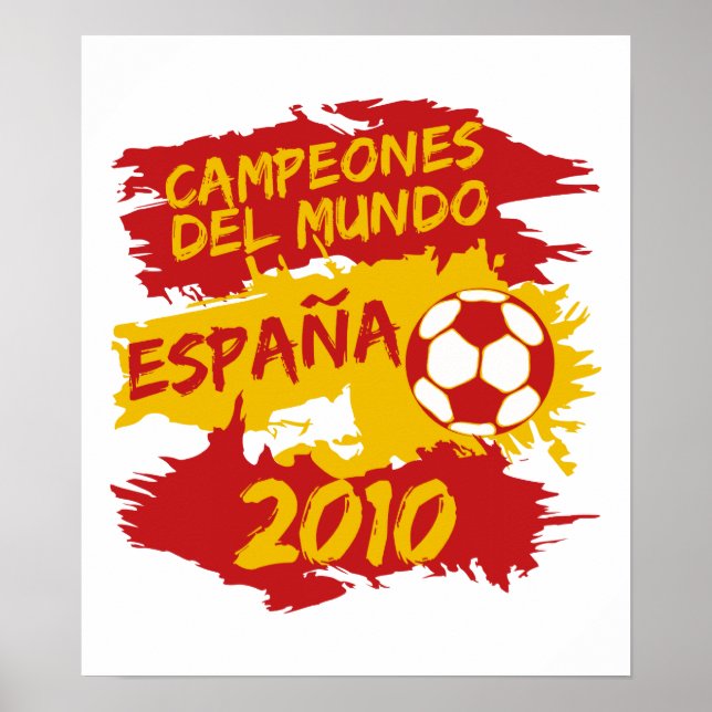 Campeones del Mundo 2010 Poster (Framsidan)