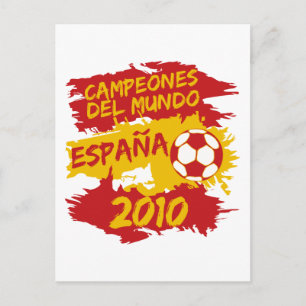 Campeones del Mundo 2010 Vykort