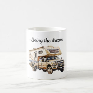 Camper Äventyr Levande drömmen Kaffemugg