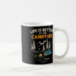 Camper Camp Camping Campfire Life Is Better At The Kaffemugg<br><div class="desc">Camper Camp Camping Campfire Life Is Better At The Campfire</div>