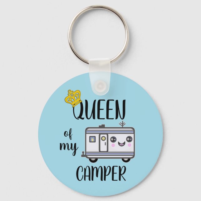 Camper Camping Funny RVing Lifestyle Nyckelring (Framsida)