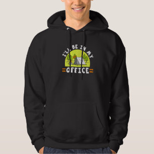 Camper Camping Tält kommer att vara på mitt kontor Hoodie