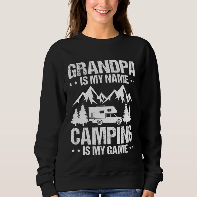 Camper  Camping Trailer Is My Game T Shirt (Framsida)