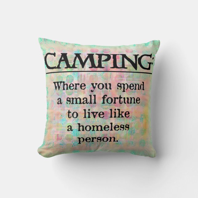 Camper eller husvagnsdyna kudde (Framsida)