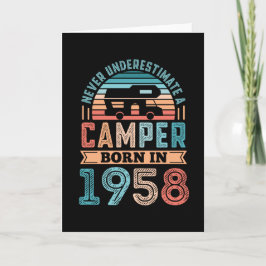 Camper, född 1958, 70:e födelsedagskampanj kort