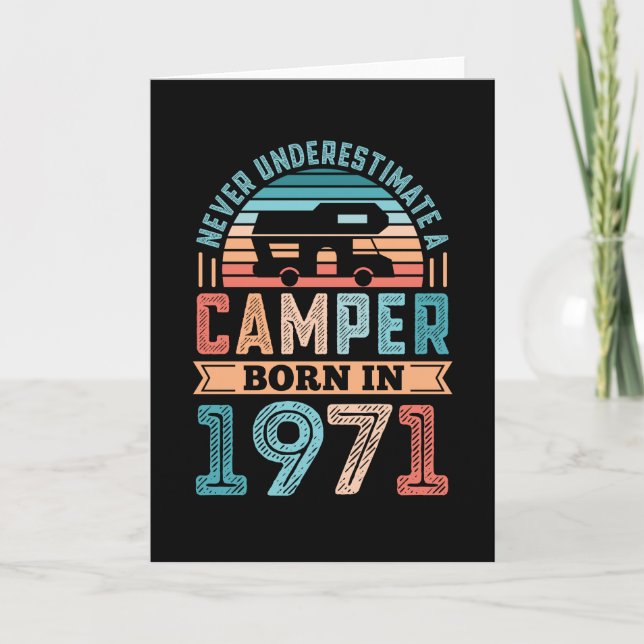 Camper, född 1971, 50:e födelsedagskampanjen för g kort (Framsida)