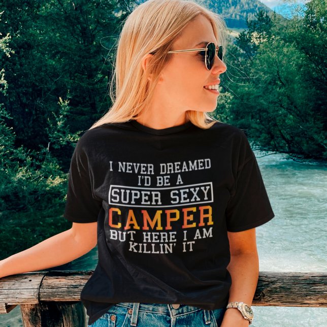 Camper Funny Camping Nature Älskare T Shirt (Skapare uppladdad)