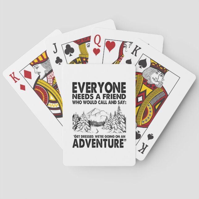 Camper Gift | Alla behöver en vänskaplig födelseda Casinokort (Baksidan)
