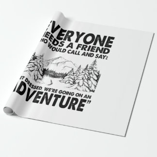 Camper Gift | Alla behöver en vänskaplig födelseda Presentpapper