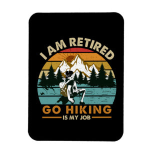 Camper Gift Gå och anställa är mitt jobb på föde Magnet
