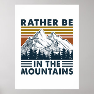 Camper Gift I stället för att vara i bergens föd Poster