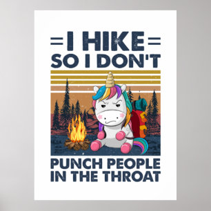 Camper Gift Jag ber så att jag inte föder dagen Poster
