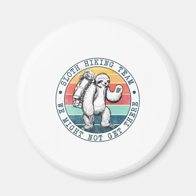 Camper Gift | Långtids rekryteringsteamet födelsed Magnet (Framsidan)