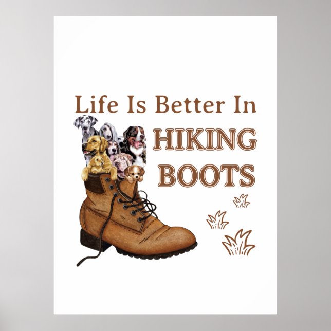 Camper Gift | Livet är bättre när det gäller att a Poster (Framsidan)
