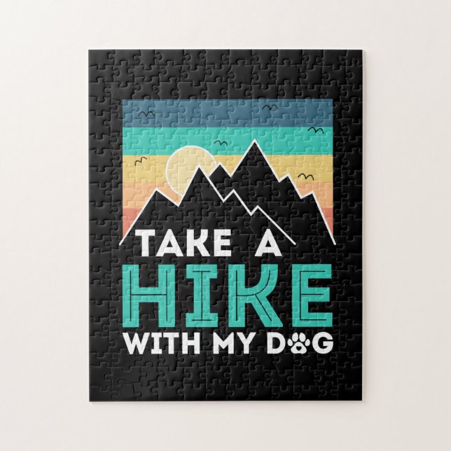 Camper Gift | Ta en paus med min Hund födelsedag Pussel (Vertikal)
