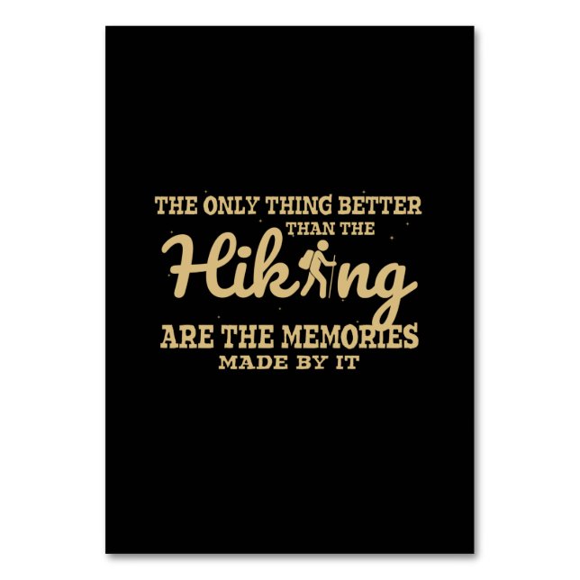 Camper Gift |The Only Thing Better Than The Hiking Bordsnummer (Framsidan)
