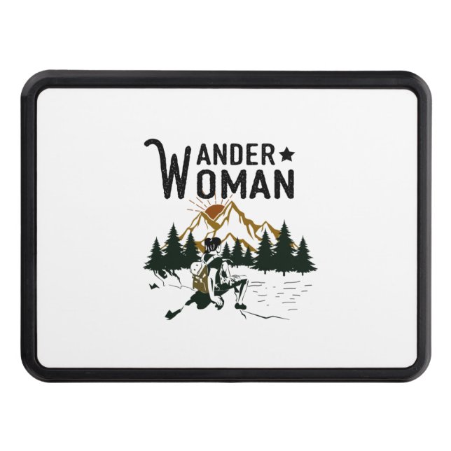 Camper Gift | Wander Woman Birthday Dragkroksskydd (Framsidan)