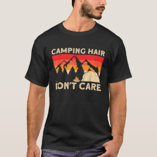 Camper Girl Mamma Grandma Tält Camping Hair Dont C T Shirt