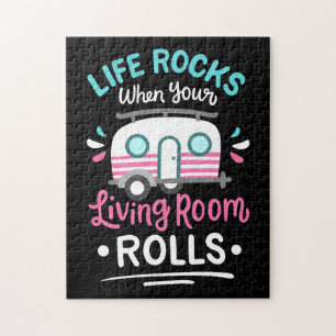 Camper Life Sten när ditt vardagsrum Pussel