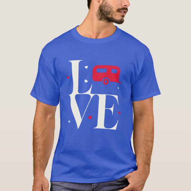 Camper Love vänner T Shirt (Framsida)