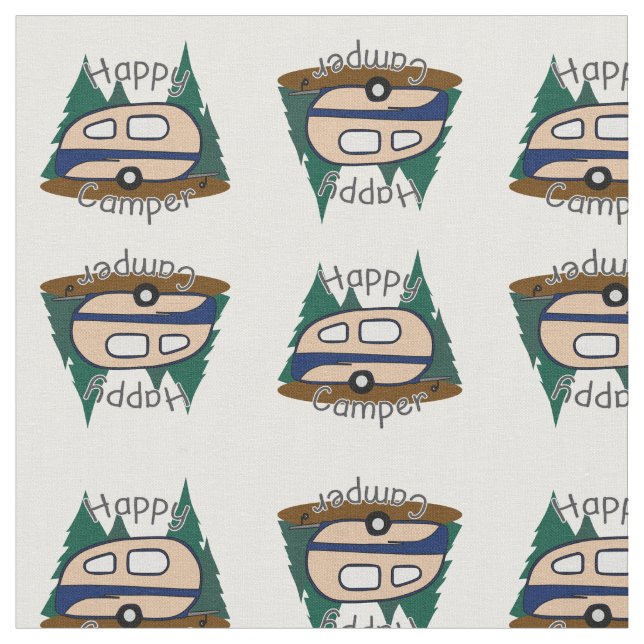 Camper Lycklig Tyg (Närbild)