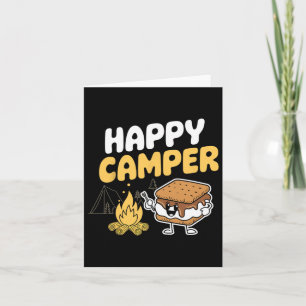 Camper Marshmallow Camping Smores Kawaii S mres Kort