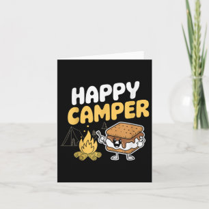 Camper Marshmallow Camping Smores Kawaii Smores Kort
