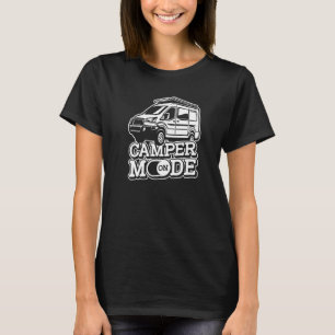 Camper Mode på Van Travel Vacation Road Traveler T Shirt