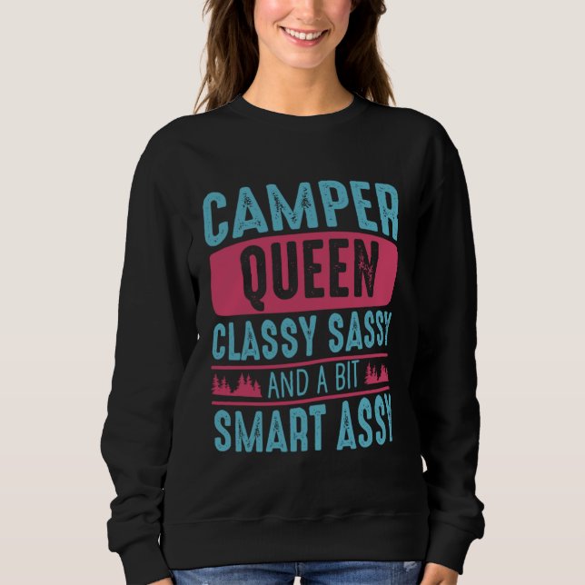 Camper Queen Classy Sassy Smart Assy Men Women Cam T Shirt (Framsida)