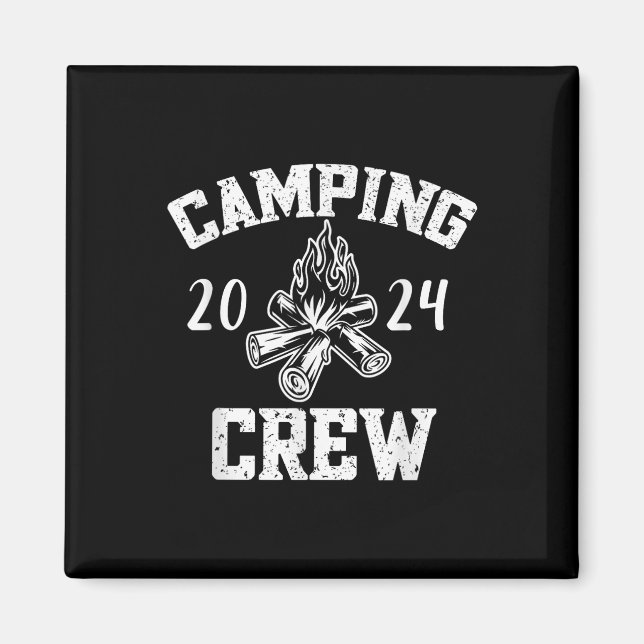 Camper Road Resa Family Matching Group Camping Cre Magnet (Framsidan)