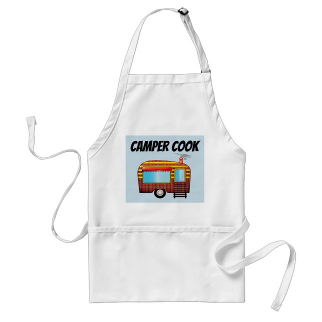 CAMPER TRAILER KITCHEN APRONS FÖRKLÄDE (Framsidan)