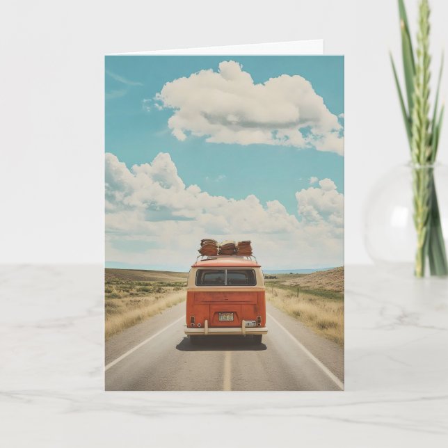 Camper Travel Helgkort (Framsida)