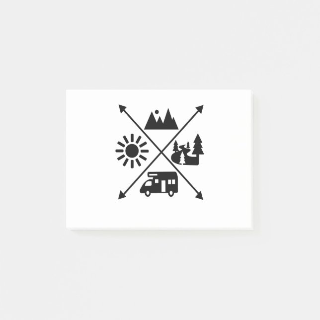 Camper Van Post-it Block (Framsida)
