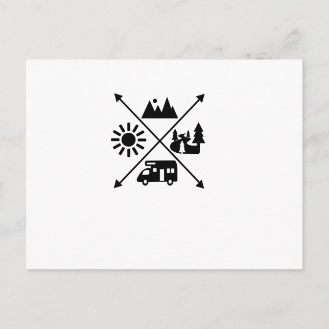 Camper Van Vykort (Framsida)