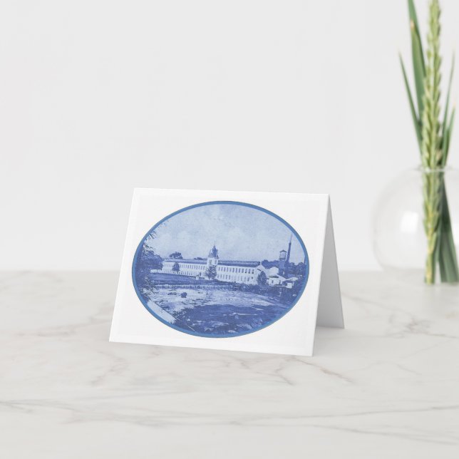 Camperdown Blue Notecard Kort (Framsida)