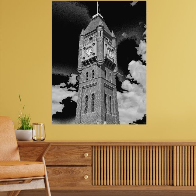 Camperdown Clock Tower Tidsförvarare  Poster (Vardagsrum 2)