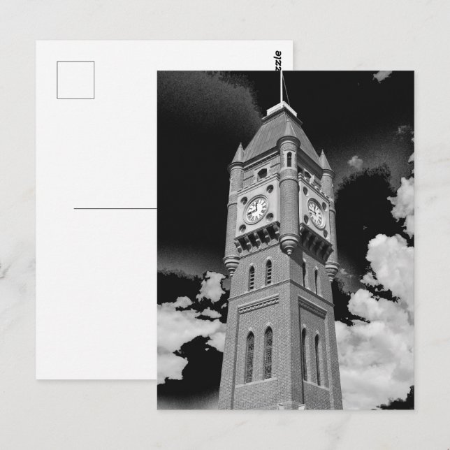 Camperdown Clock Tower Tidsförvarare  Vykort (Fram/baksida)