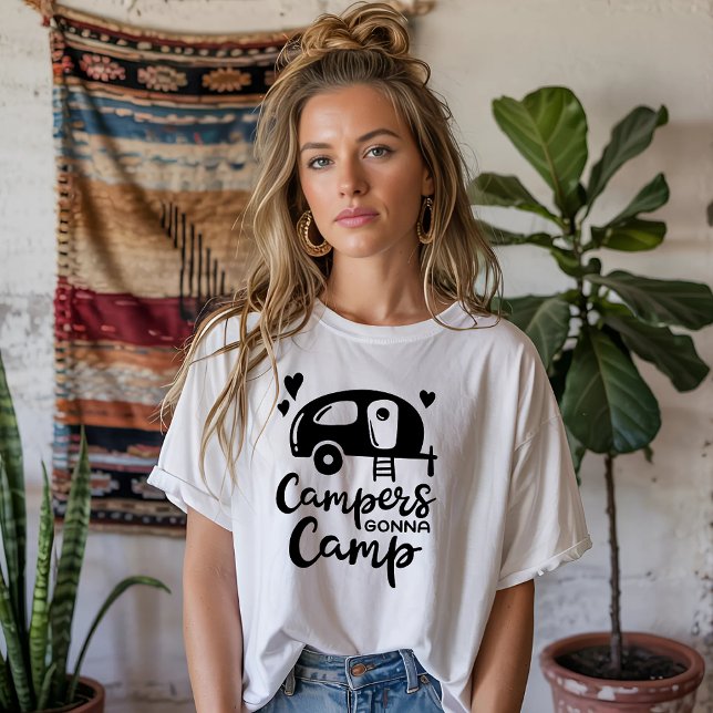 Campers Gonna Camp T Shirt (Skapare uppladdad)