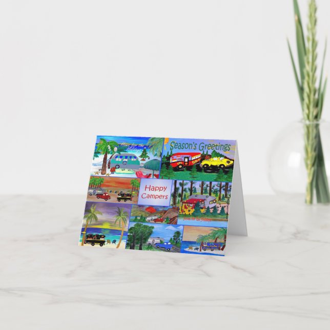 Campers julkort från min kamakerkonst kort (Framsida)