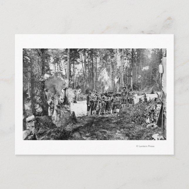 Campers Posing Vykort (Framsida)