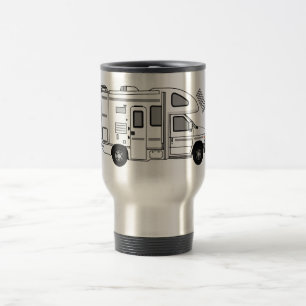 Campervan tecknad illustration resemugg