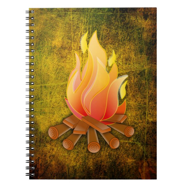 CAMPFIRE ANTECKNINGSBOK MED SPIRAL (Framsidan)
