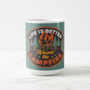 Campfire Badge Ord Art Kaffemugg