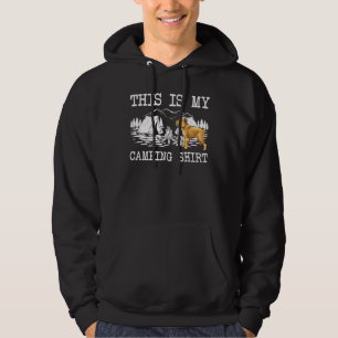 Campfire Brussels Griffon Hund Det här är min kamp Hoodie