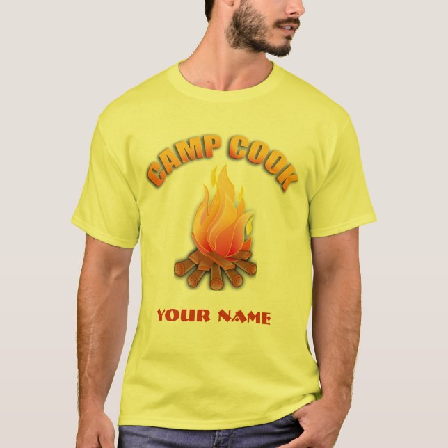 Campfire Camp Cook T-shirt (Framsida)