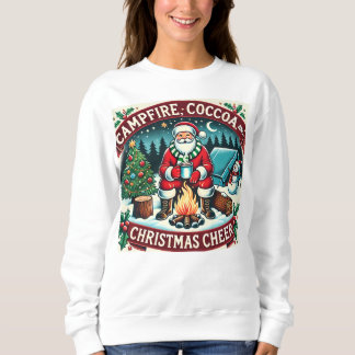 Campfire, Cocoa and jul Cheer: Mysigt upp för T Shirt