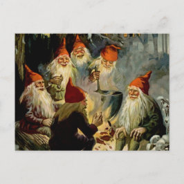 "Campfire Cooking" Elves av Jenny Nystrom Vykort