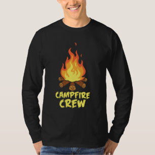 Campfire Crew Family Camping Vacation T Shirt